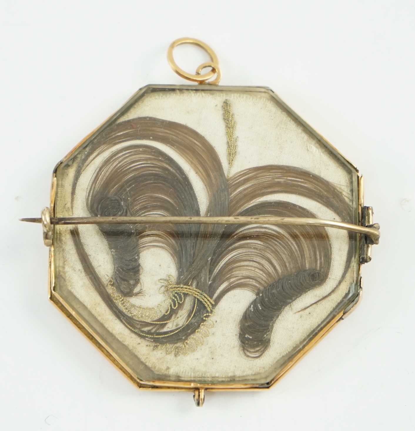 French School circa 1830, Portrait miniature of a lady wearing a black hat and blue coat, watercolour on ivory, 4.9 x 4.9cm. CITES Submission reference P7JVPY2M